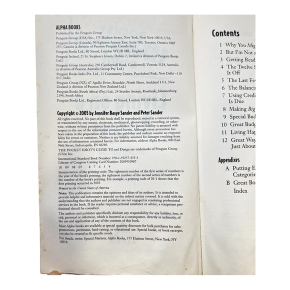 Living on a Budget by pocket idiot’s guide soft cover money saving tips - Picture 6 of 11